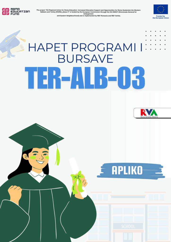 Poster: the TER-ALB-03 scholarship programme is open for applications
