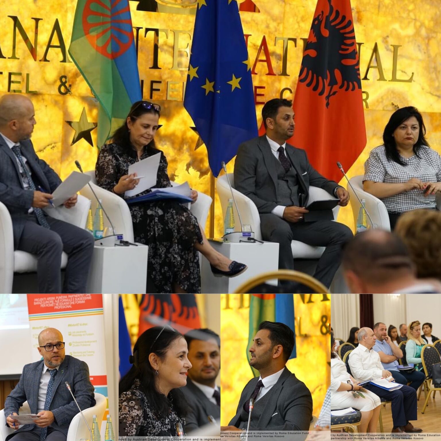 Panel discussion at Roma Versitas Albania event