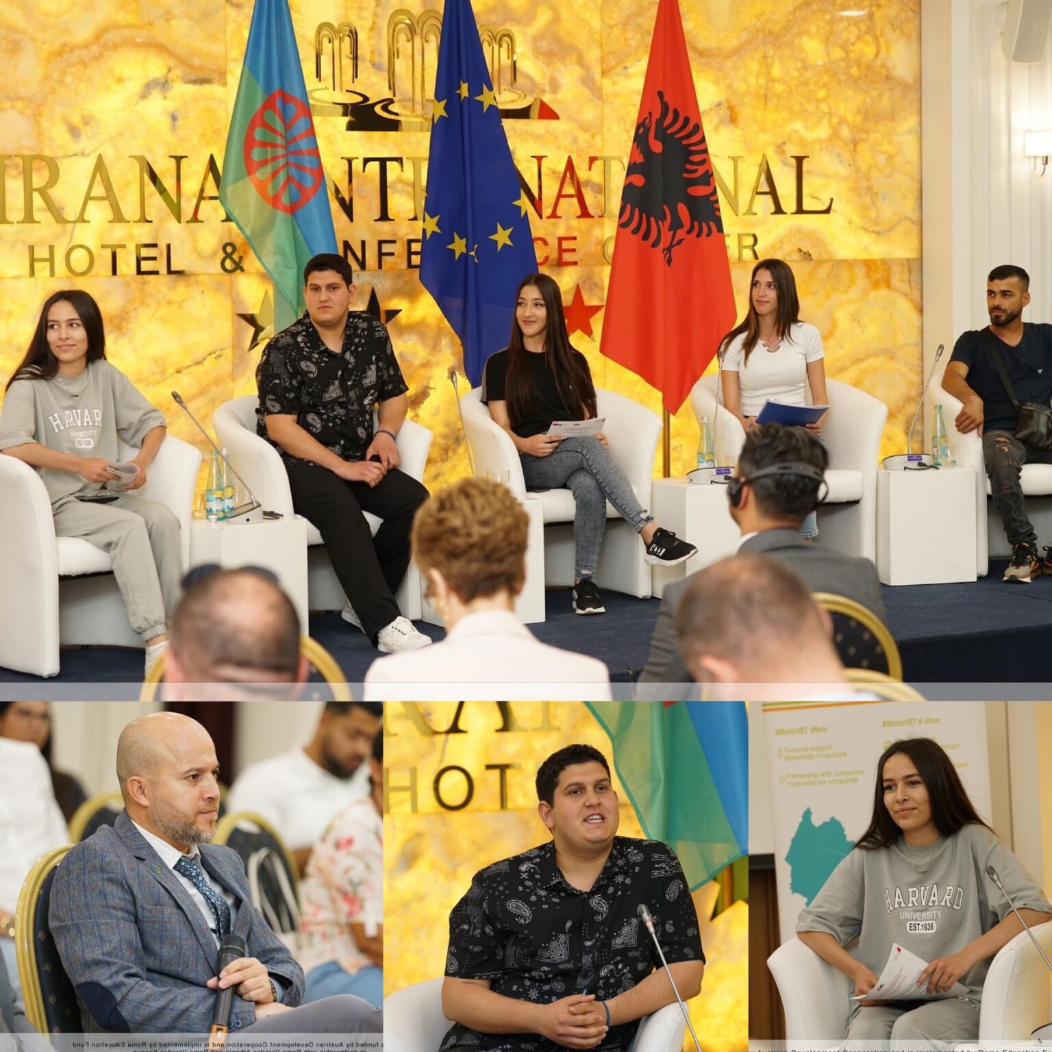 Panel discussion at Roma Versitas Albania event